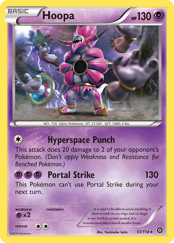 Hoopa (51/114) (Theme Deck Exclusive) [XY: Steam Siege] | Mindsight Gaming