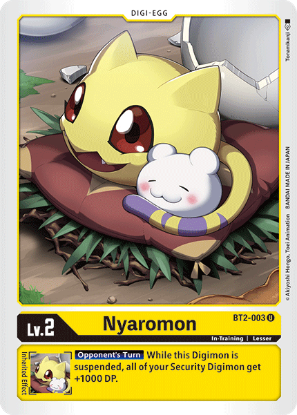 Nyaromon [BT2-003] [Release Special Booster Ver.1.5] | Mindsight Gaming