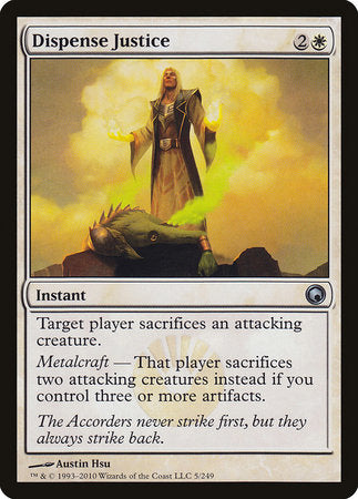 Dispense Justice [Scars of Mirrodin] | Mindsight Gaming