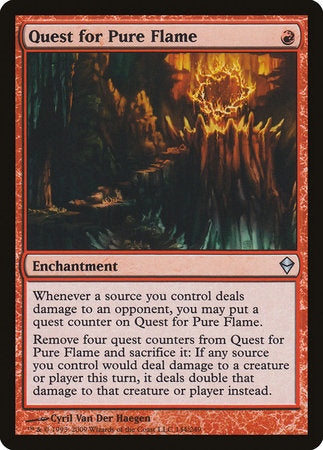 Quest for Pure Flame [Zendikar] | Mindsight Gaming