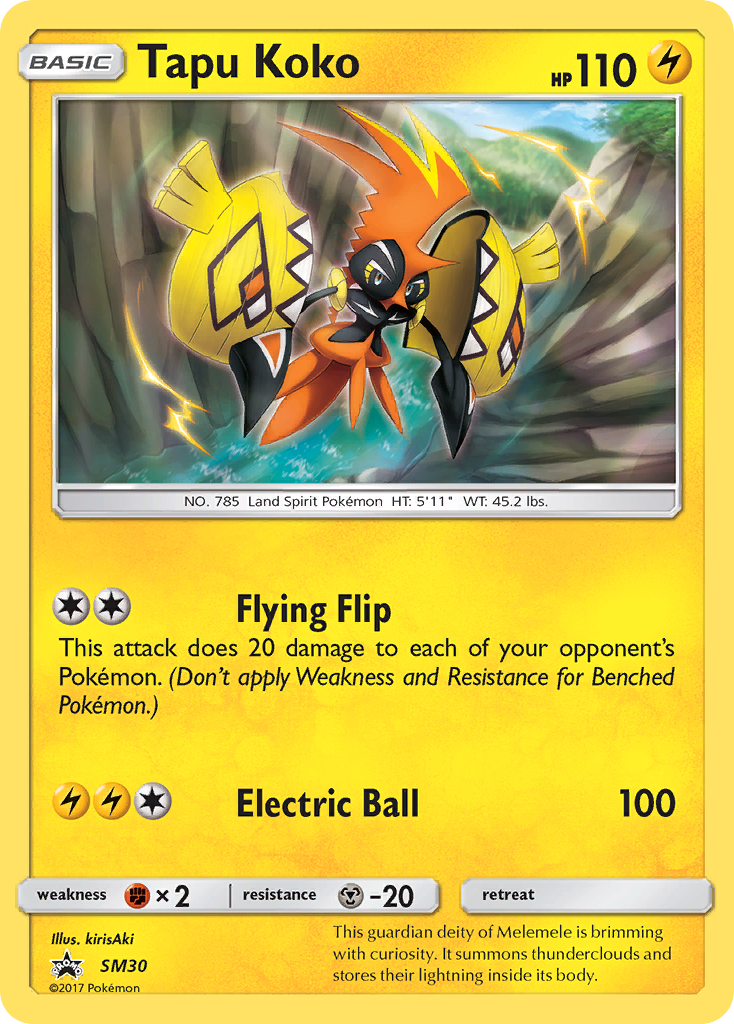 Tapu Koko (SM30) [Sun & Moon: Black Star Promos] | Mindsight Gaming