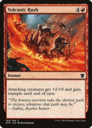 Volcanic Rush [Dragons of Tarkir] | Mindsight Gaming