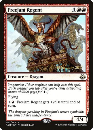 Freejam Regent [Aether Revolt Promos] | Mindsight Gaming