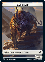 Insect // Cat Beast Double-Sided Token [Starter Commander Decks] | Mindsight Gaming