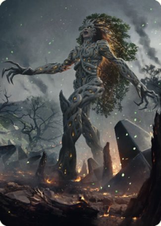 Titania, Gaea Incarnate Art Card [The Brothers' War Art Series] | Mindsight Gaming