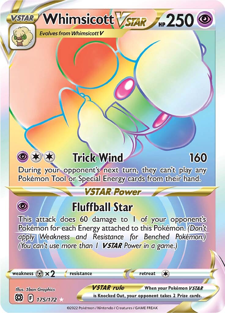 Whimsicott VSTAR (175/172) [Sword & Shield: Brilliant Stars] | Mindsight Gaming