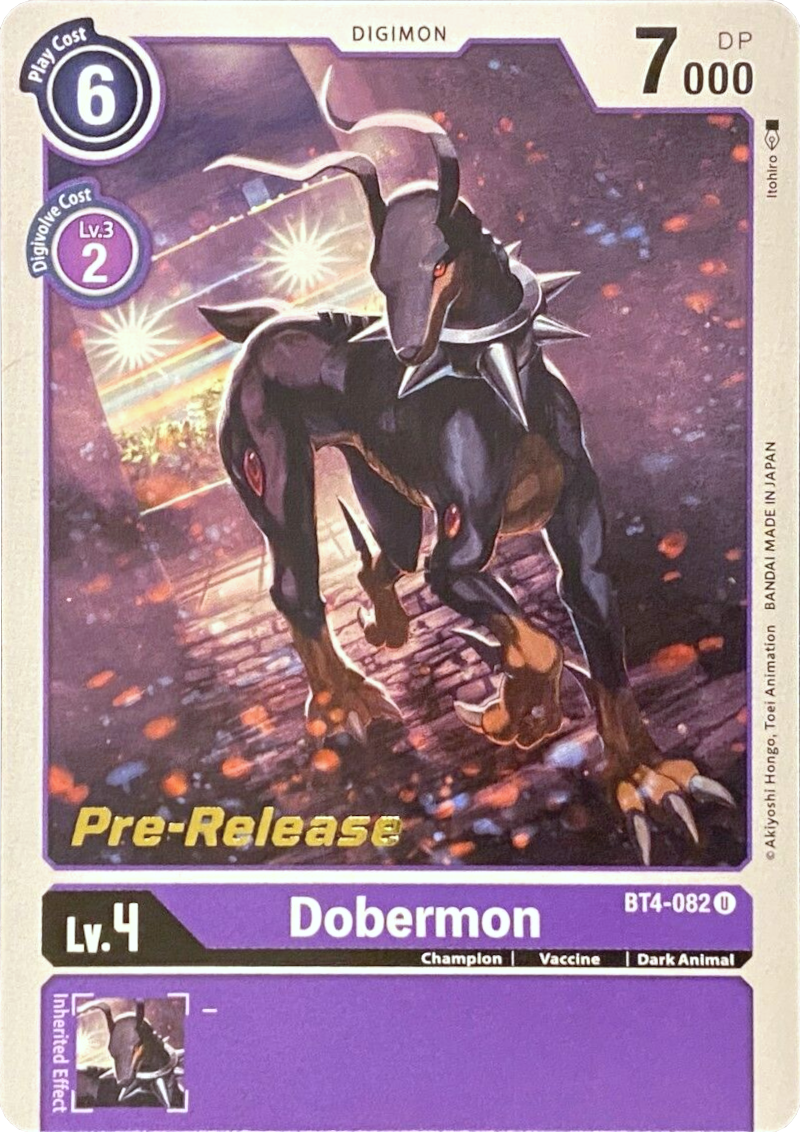 Dobermon [BT4-082] [Great Legend Pre-Release Promos] | Mindsight Gaming