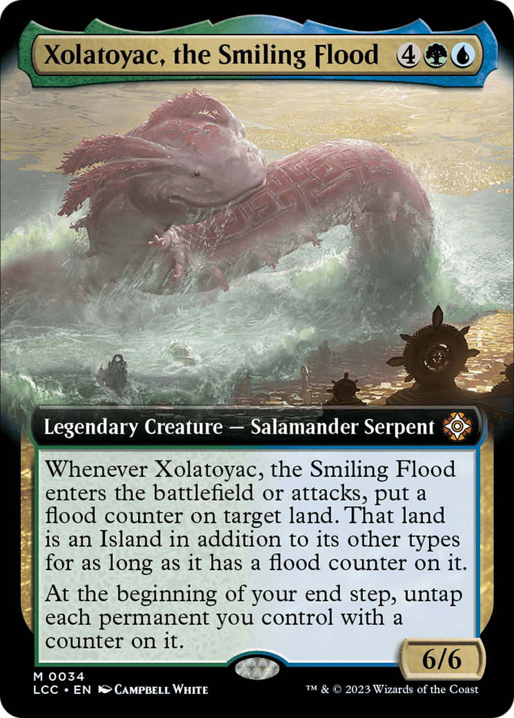 Xolatoyac, the Smiling Flood (Extended Art) [The Lost Caverns of Ixalan Commander] | Mindsight Gaming