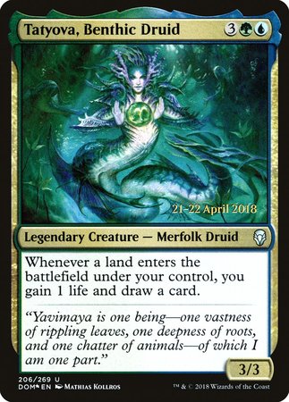 Tatyova, Benthic Druid [Dominaria Promos] | Mindsight Gaming