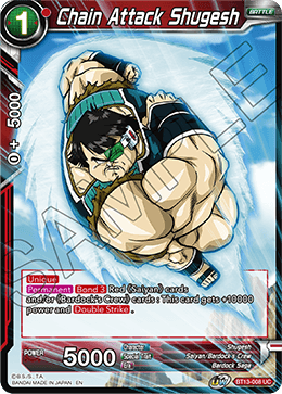 Chain Attack Shugesh (Uncommon) [BT13-008] | Mindsight Gaming