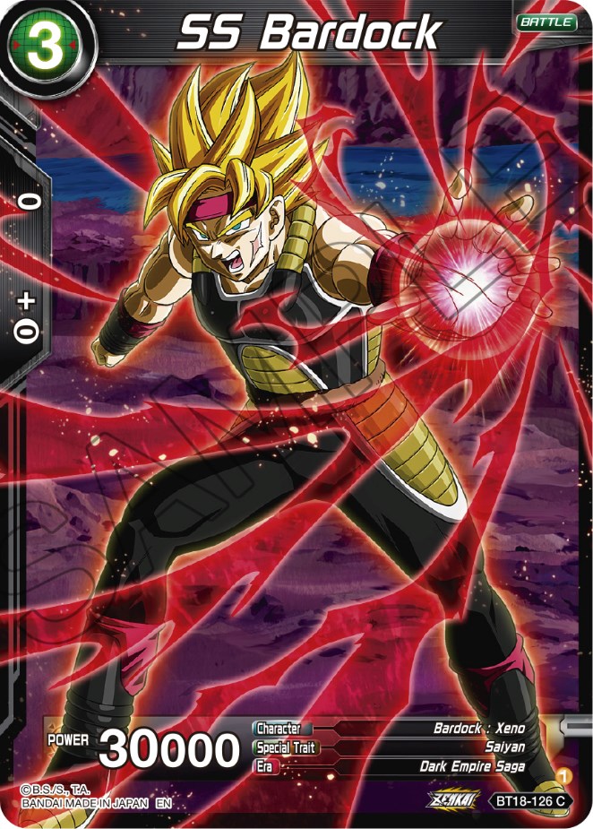 SS Bardock (BT18-126) [Dawn of the Z-Legends] | Mindsight Gaming