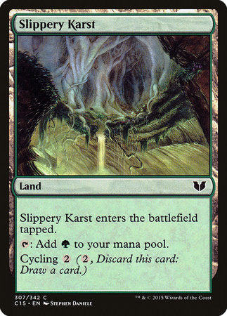 Slippery Karst [Commander 2015] | Mindsight Gaming