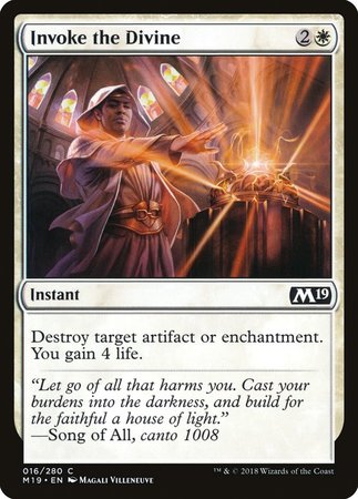 Invoke the Divine [Core Set 2019] | Mindsight Gaming