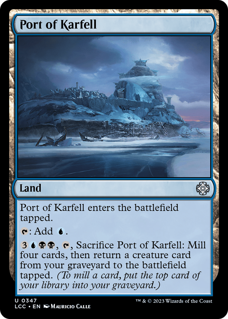 Port of Karfell [The Lost Caverns of Ixalan Commander] | Mindsight Gaming