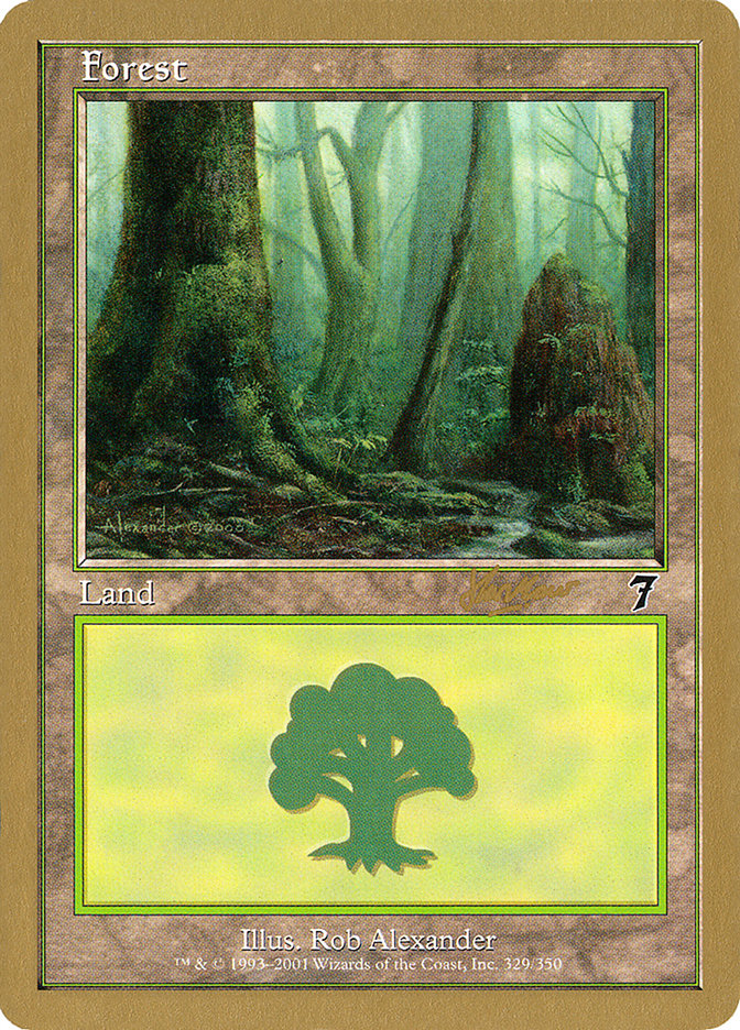 Forest (329) (Sim Han How) [World Championship Decks 2002] | Mindsight Gaming