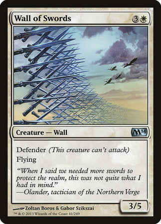 Wall of Swords [Magic 2014] | Mindsight Gaming