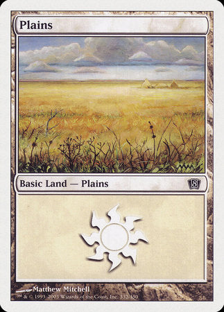 Plains (332) [Eighth Edition] | Mindsight Gaming