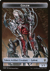 Golem // The Monarch Token [Commander Legends Tokens] | Mindsight Gaming