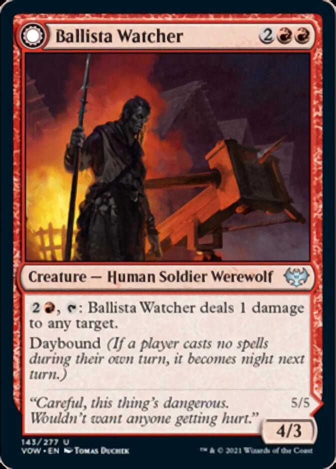 Ballista Watcher // Ballista Wielder [Innistrad: Crimson Vow] | Mindsight Gaming