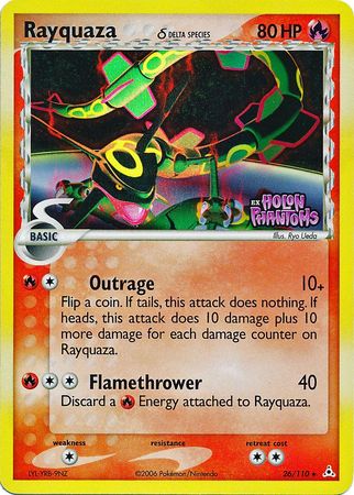 Rayquaza (26/110) (Delta Species) (Stamped) [EX: Holon Phantoms] | Mindsight Gaming