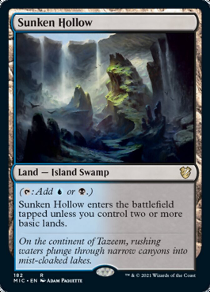 Sunken Hollow [Innistrad: Midnight Hunt Commander] | Mindsight Gaming