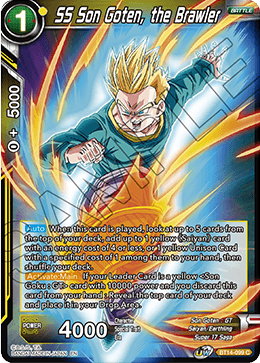 SS Son Goten, the Brawler (BT14-099) [Cross Spirits] | Mindsight Gaming