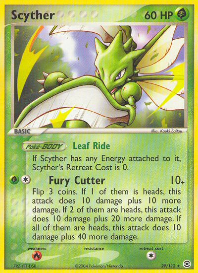 Scyther (29/112) [EX: FireRed & LeafGreen] | Mindsight Gaming