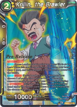 Krillin, the Brawler (BT14-105) [Cross Spirits Prerelease Promos] | Mindsight Gaming