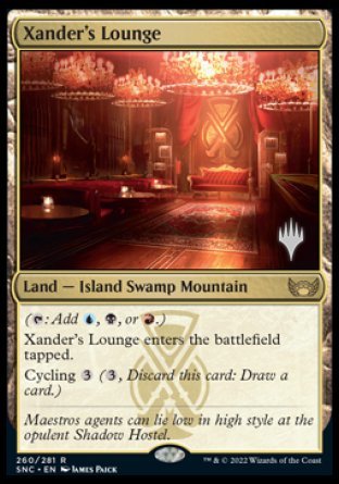 Xander's Lounge (Promo Pack) [Streets of New Capenna Promos] | Mindsight Gaming