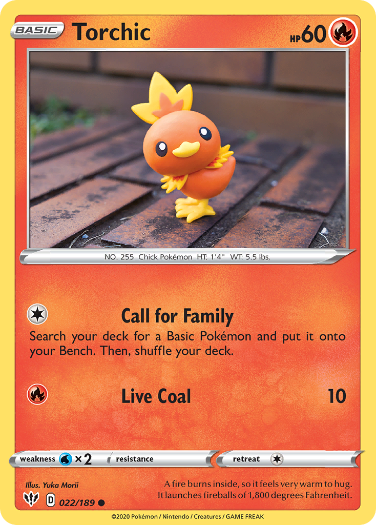 Torchic (022/189) [Sword & Shield: Darkness Ablaze] | Mindsight Gaming