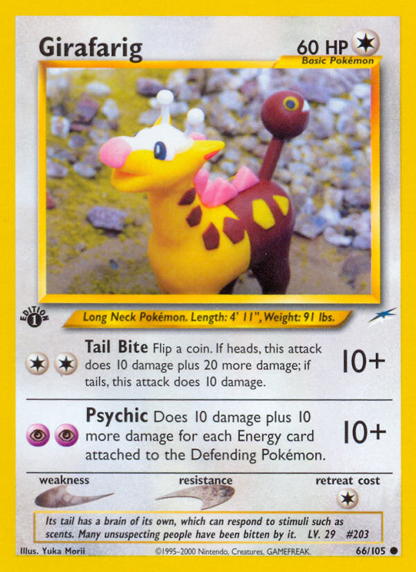 Girafarig (66/105) [Neo Destiny 1st Edition] | Mindsight Gaming