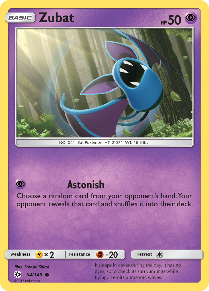 Zubat (54/149) [Sun & Moon: Base Set] | Mindsight Gaming