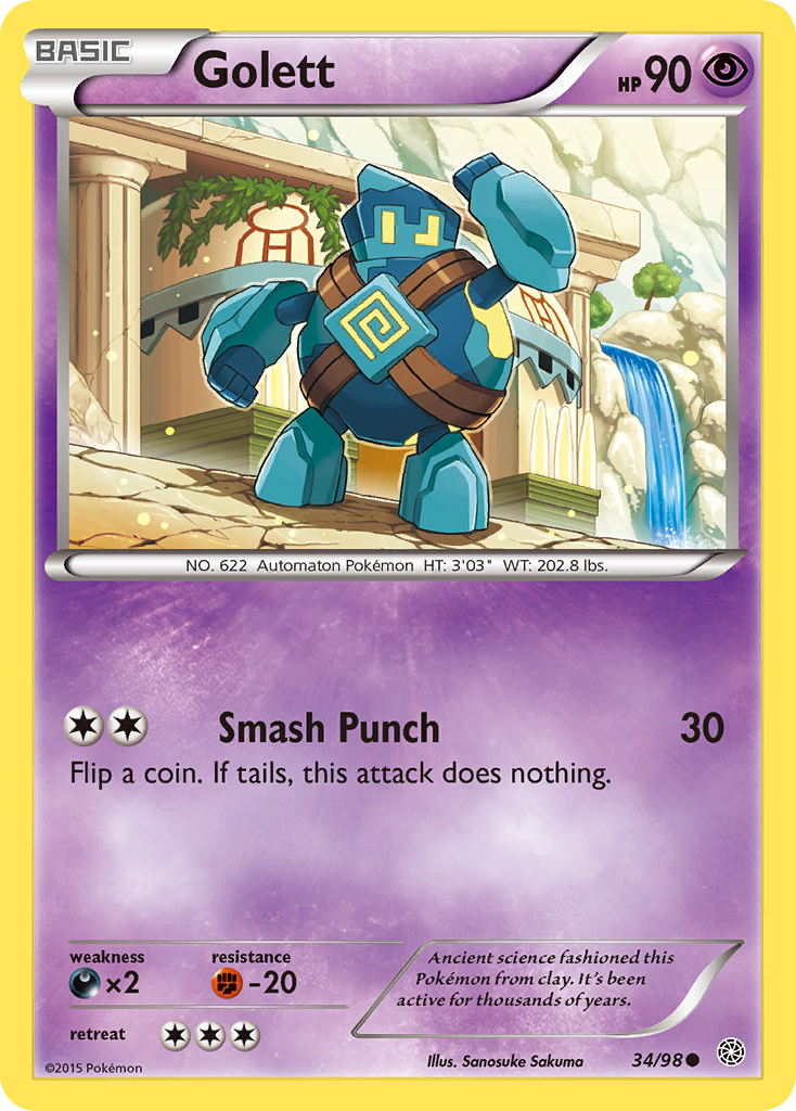 Golett (34/98) [XY: Ancient Origins] | Mindsight Gaming