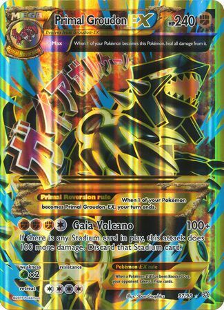 Primal Groudon EX (97/98) (Jumbo Card) [XY: Ancient Origins] | Mindsight Gaming