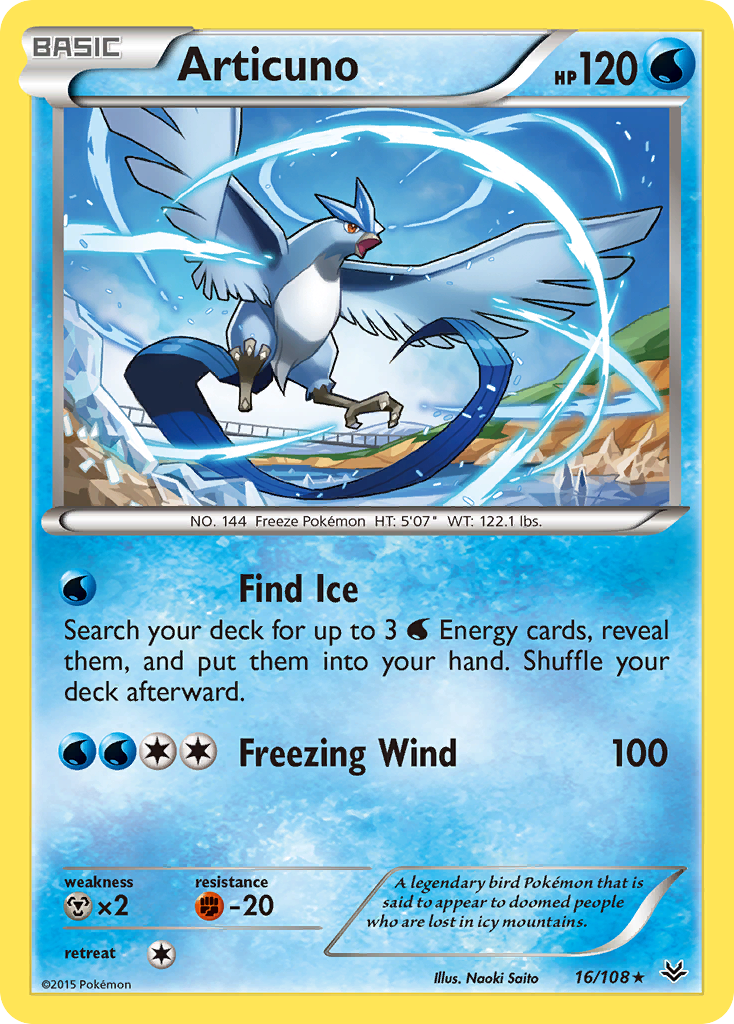 Articuno (16/108) [XY: Roaring Skies] | Mindsight Gaming