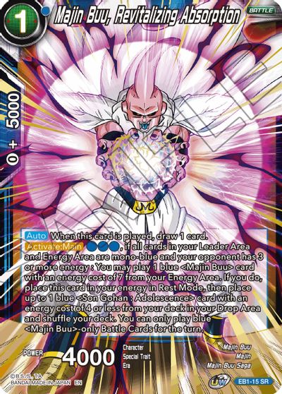 Majin Buu, Revitalizing Absorption (EB1-15) [Battle Evolution Booster] | Mindsight Gaming