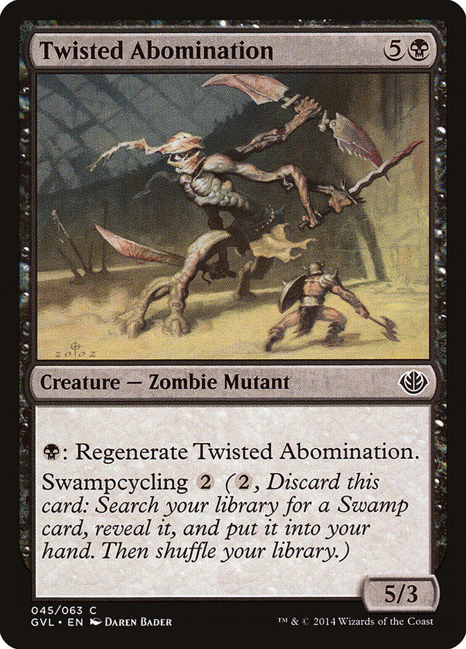 Twisted Abomination (Garruk vs. Liliana) [Duel Decks Anthology] | Mindsight Gaming