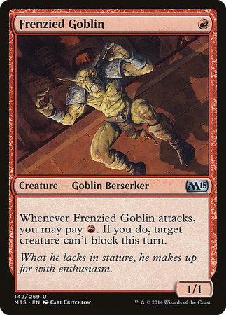 Frenzied Goblin [Magic 2015] | Mindsight Gaming