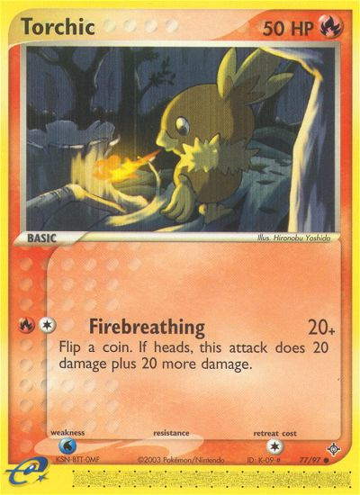 Torchic (77/97) [EX: Dragon] | Mindsight Gaming