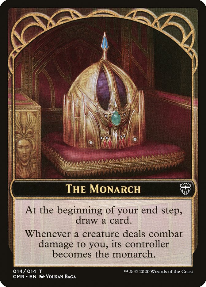 The Monarch Token [Commander Legends Tokens] | Mindsight Gaming