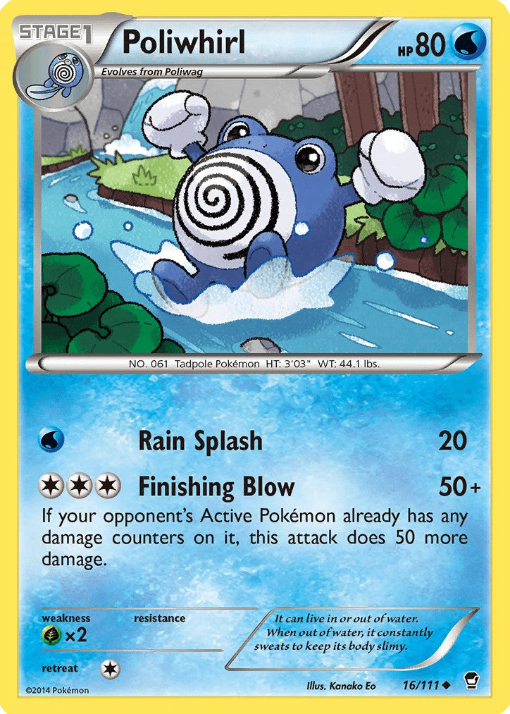 Poliwhirl (16/111) [XY: Furious Fists] | Mindsight Gaming