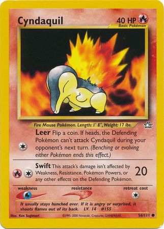 Cyndaquil (56/111) [Neo Genesis Unlimited] | Mindsight Gaming