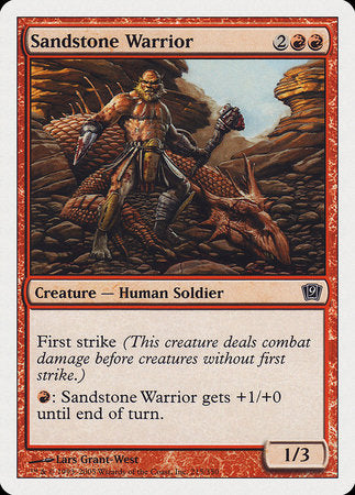 Sandstone Warrior [Ninth Edition] | Mindsight Gaming