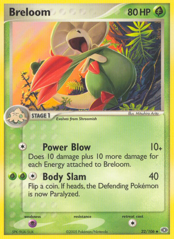 Breloom (22/106) [EX: Emerald] | Mindsight Gaming