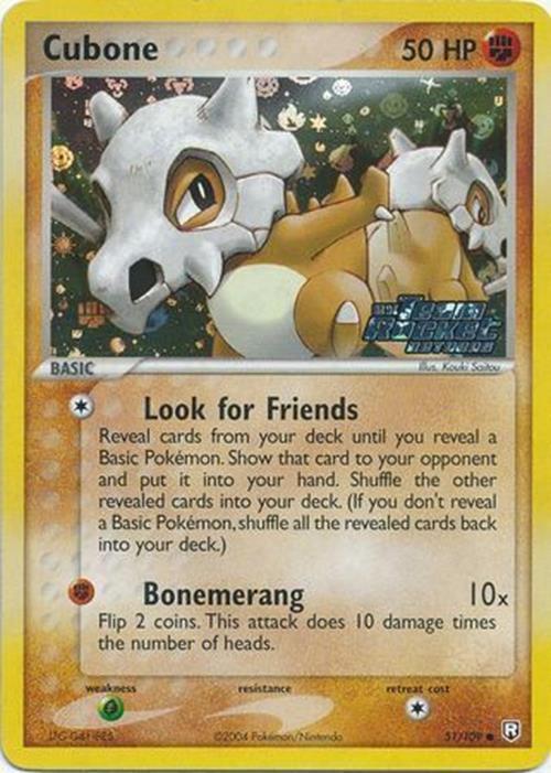 Cubone (51/109) (Stamped) [EX: Team Rocket Returns] | Mindsight Gaming