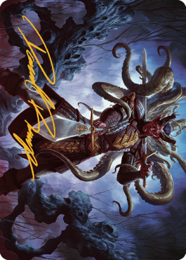 Zevlor, Elturel Exile Art Card (42) (Gold-Stamped Signature) [Commander Legends: Battle for Baldur's Gate Art Series] | Mindsight Gaming