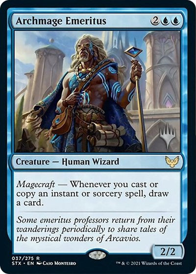 Archmage Emeritus (Promo Pack) [Strixhaven: School of Mages Promos] | Mindsight Gaming