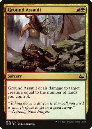 Ground Assault [Modern Masters 2017] | Mindsight Gaming