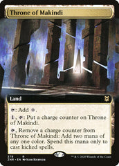 Throne of Makindi (Extended Art) [Zendikar Rising] | Mindsight Gaming