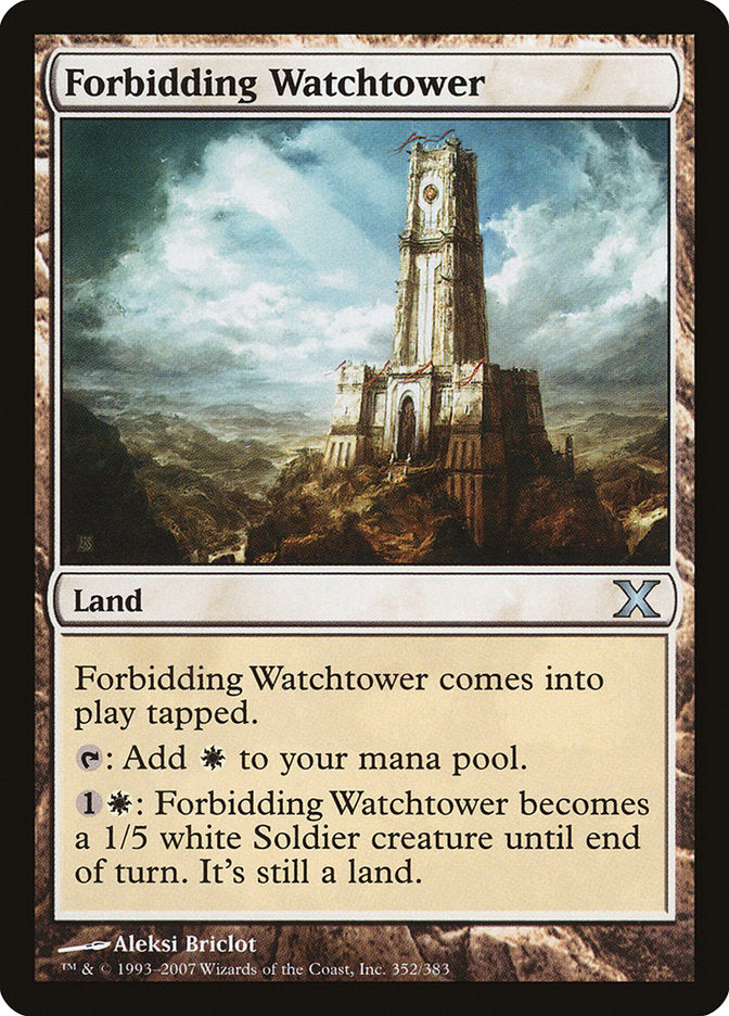 Forbidding Watchtower [Tenth Edition] | Mindsight Gaming